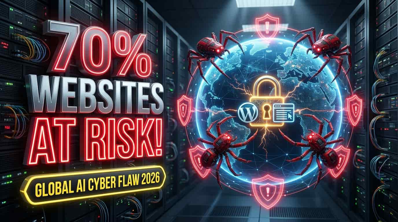 Global AI Cybersecurity Flaw 2026 Putting 70 Percent Websites at Risk